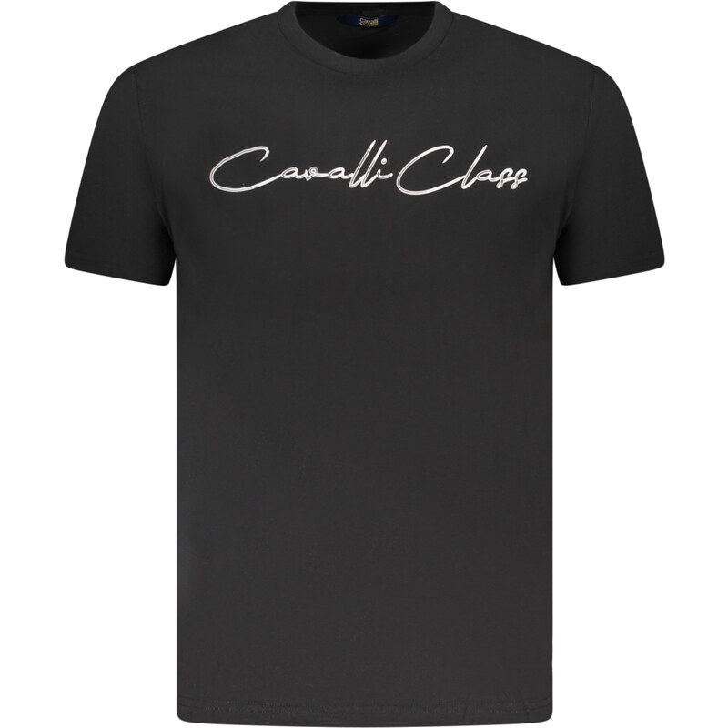Čierne tričko Cavalli Class s krátkym rukávom 64705011