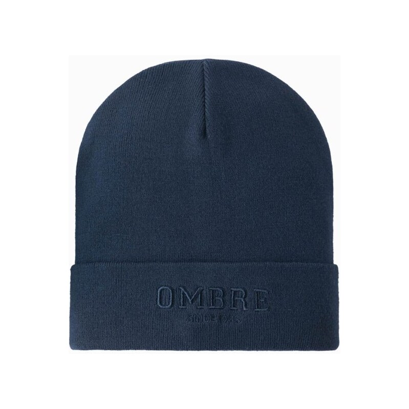 Ombre Clothing Pánska čiapka v modrej farbe v3 om-acwh-0120 63422104