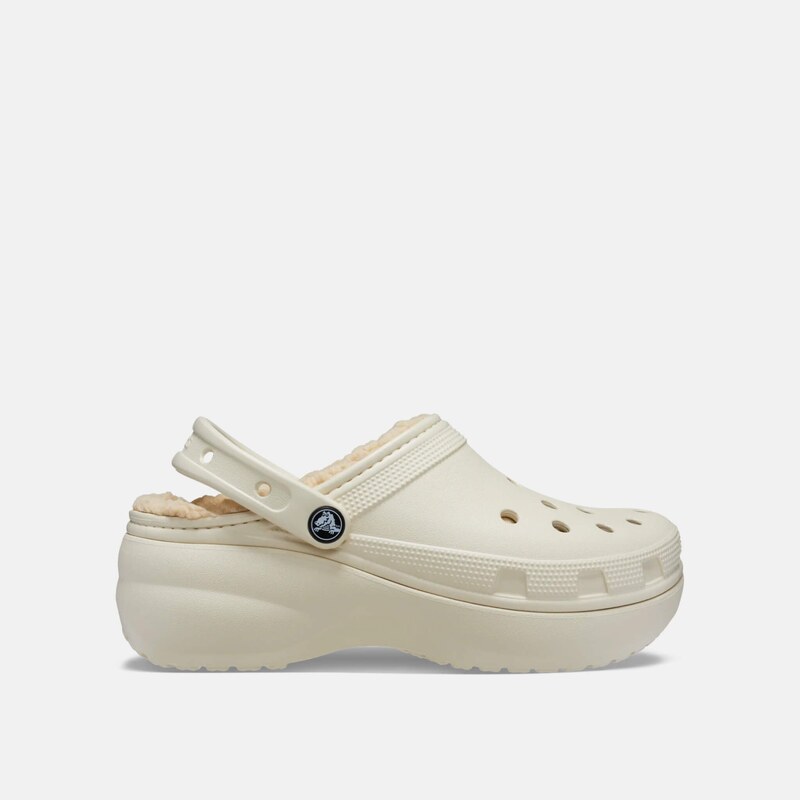 Crocs Classic Platform Lined Clog W Bone 65269388