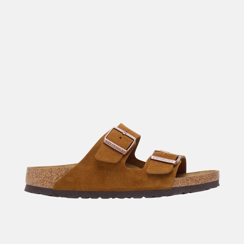 Hnedé Regular Šľapky Birkenstock Arizona Suede Leather 65279094
