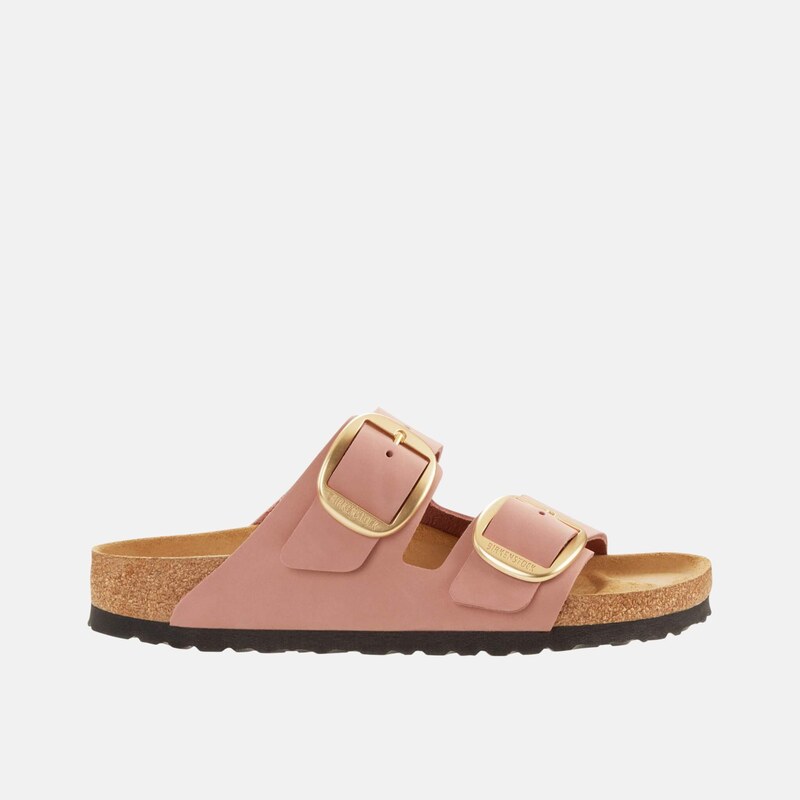 Birkenstock Ružové Regular Šľapky Arizona Big Buckle Nubuk Leather 65279096