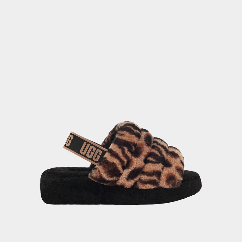 UGG Fluff Yeah Slide Animalia Light Butterscotch 65284328