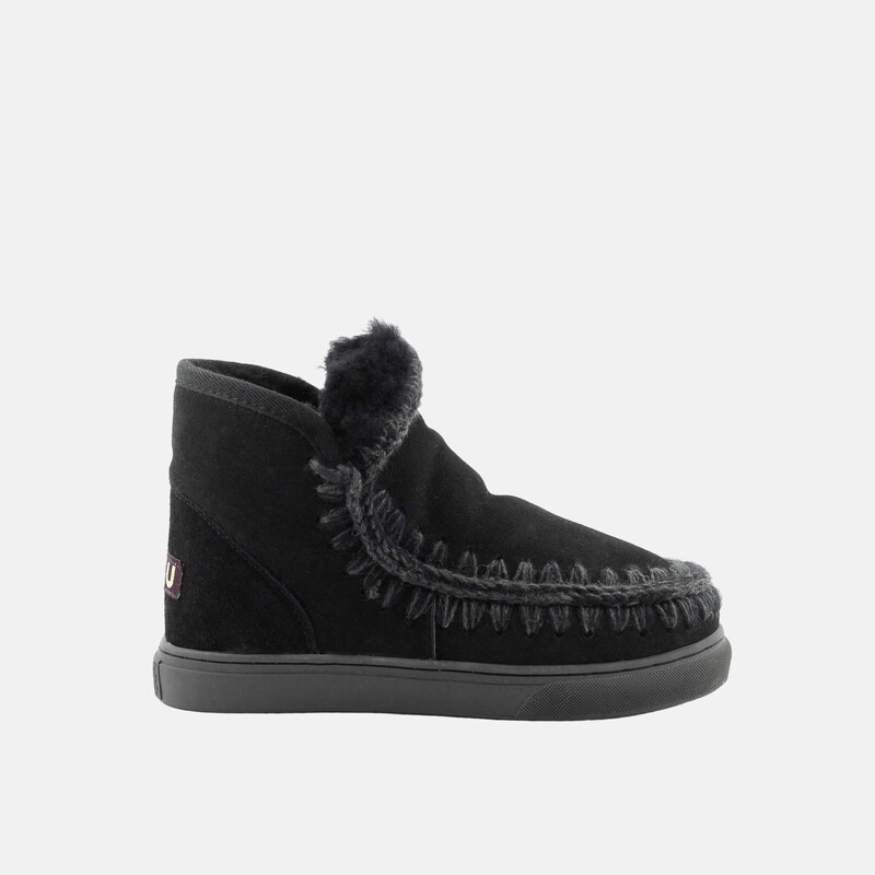 Dámske čierne kapce Mou Eskimo Sneaker 65284342