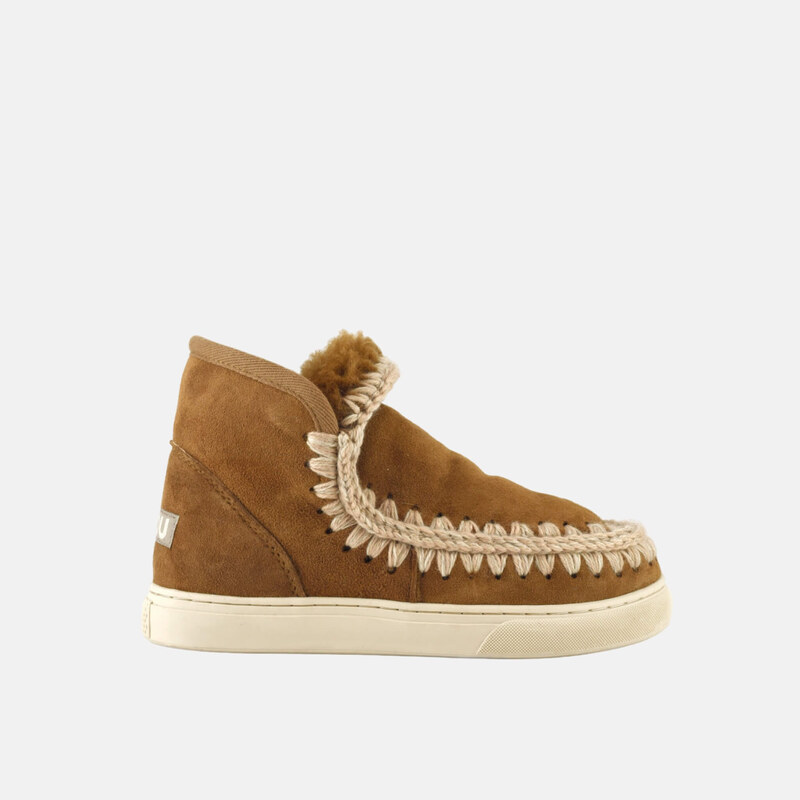 Dámske hnedé kapce Mou Eskimo Sneaker 65284343