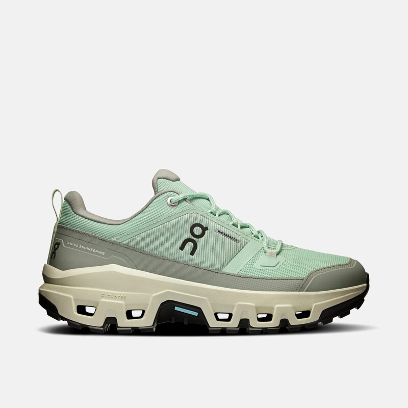 Dámska zelená outdoorová obuv On Cloudrock Low WP 65284424