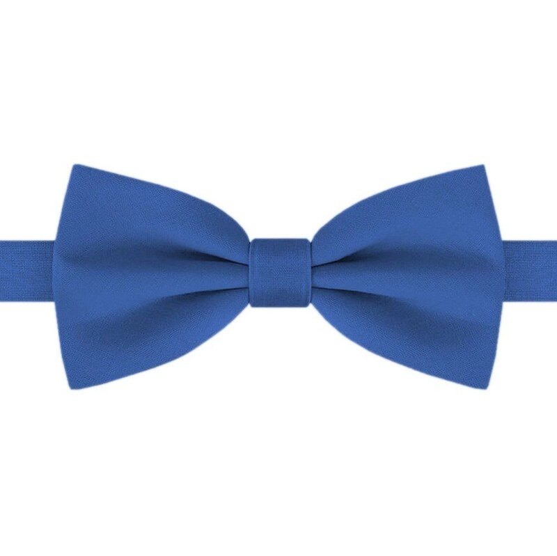 Vlnený modrý pánsky motýlik 63423049