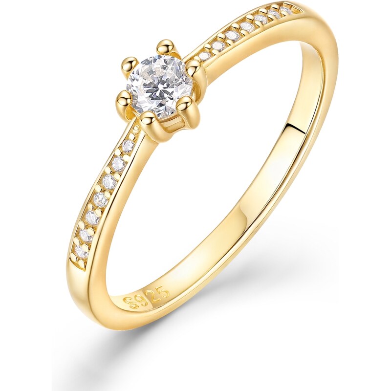 Olivie Stříbrný zásnubní prsten GOLD 9528 64818324