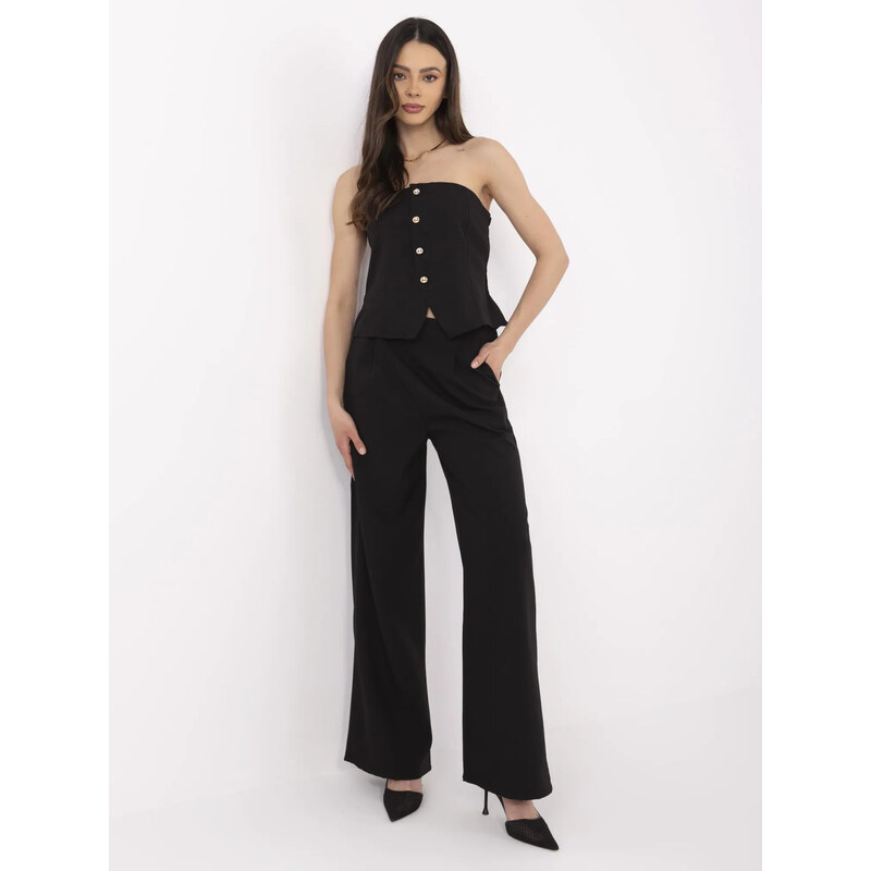 ITALY MODA Čierny dámsky komplet s topom bez rukávov MI-KMPL-A2349.75 66149589