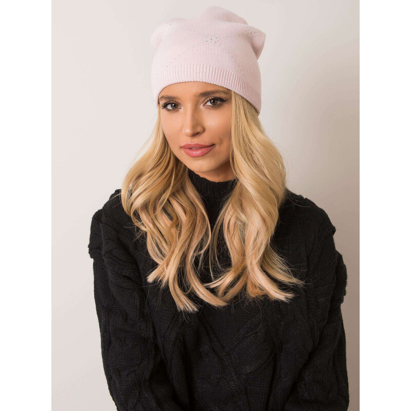 BASIC Svetloružová dámska čiapka JK-SK-3.17-light pink 19116856