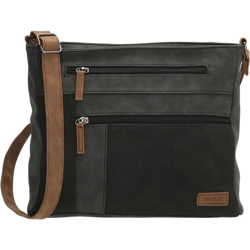 Beagles Čierna dvojfarebná crossbody kabelka na rameno Melissa“ 63425442