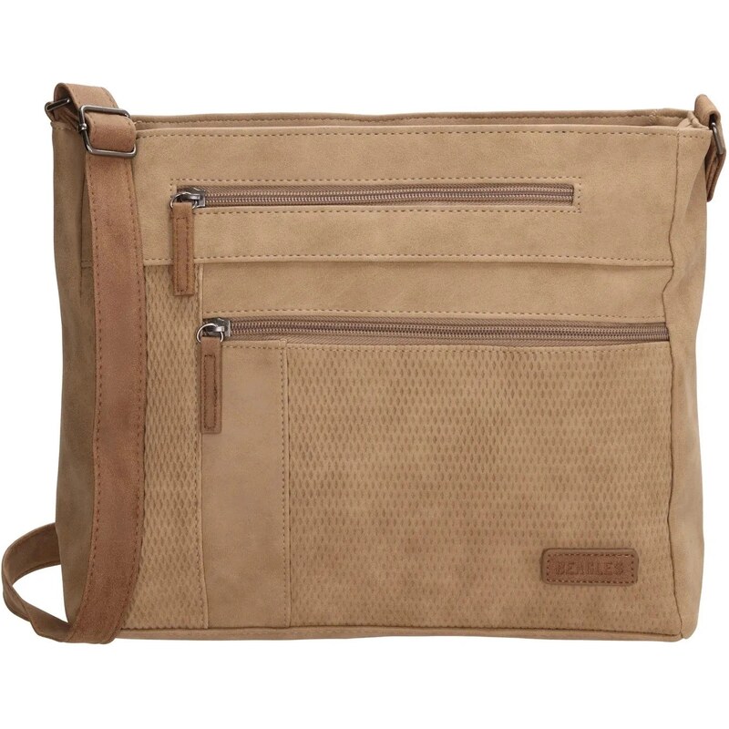 Beagles Hnedá dvojfarebná crossbody kabelka na rameno Melissa“ 63425443