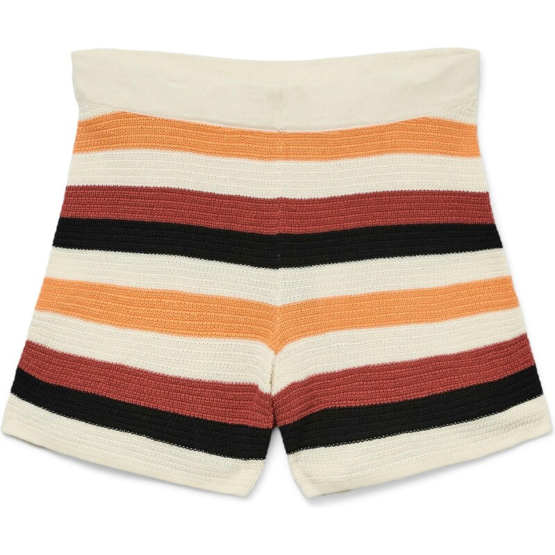 VERO MODA Nohavice VMARUBA svetlobéžová / oranžová / burgundská / 65875412