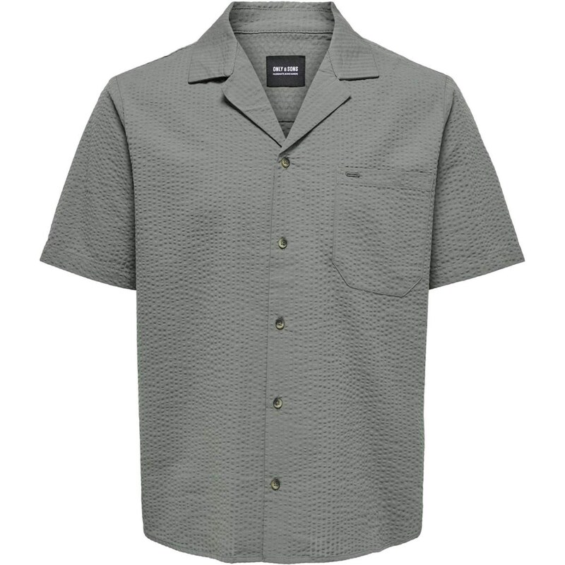 Only & Sons Košeľa ONSEye tmavosivá 63524848