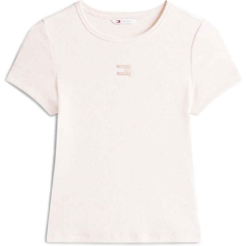 Tommy Jeans Tričko telová / piesková / biela 63428001
