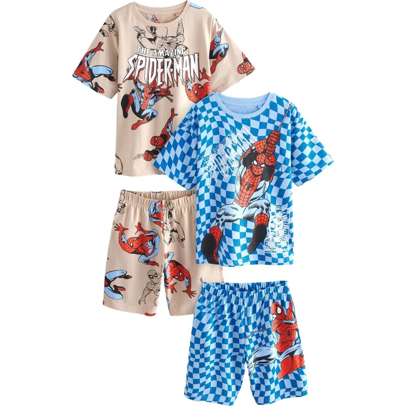 Next Pyžamo béžová / modrá / červená / biela 63427740