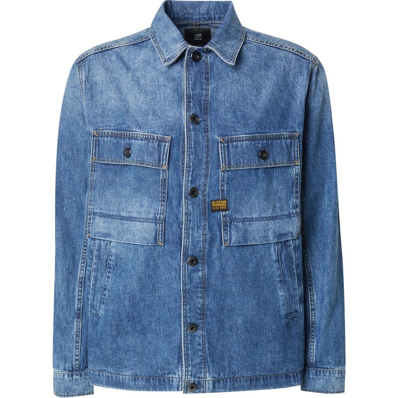 G-STAR Prechodná bunda Mosa modrá denim 63428102