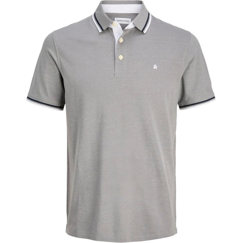 JACK & JONES Tričko JJEPaulos sivá / čierna / biela 63752125