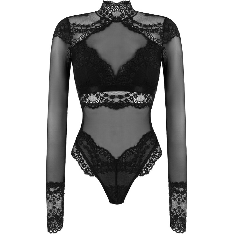 Hunkemöller Body Daisy čierna 64045074