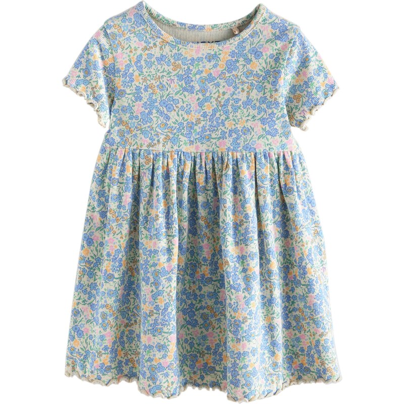 Next Šaty modrosivá / svetlozelená / oranžová / staroružová 65648284