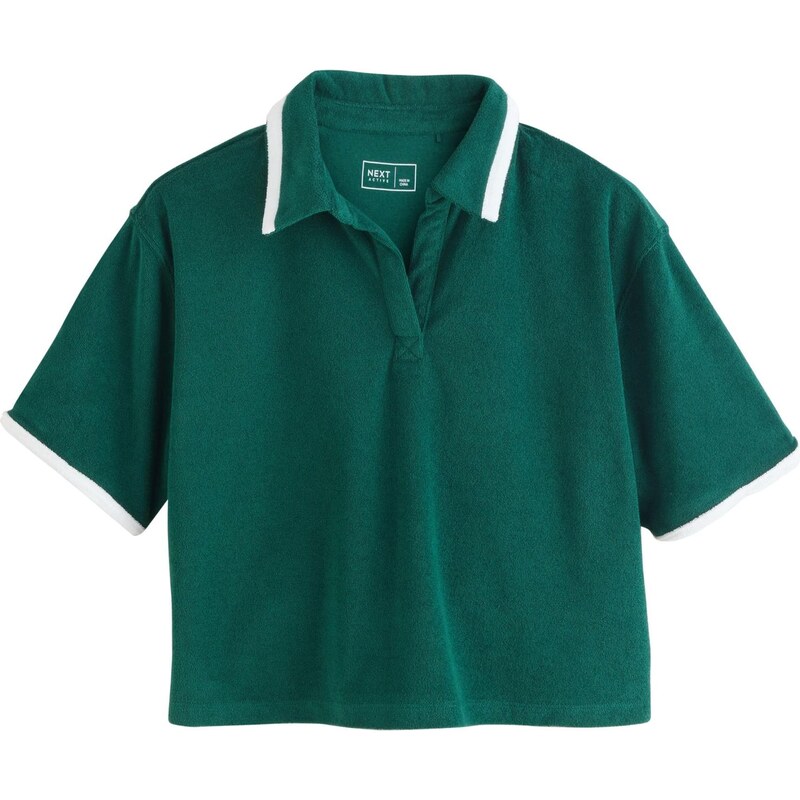 Next Tričko smaragdová / biela 65649696