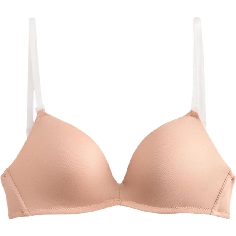 Next Podprsenka tmavobéžová / priehľadná 64575530