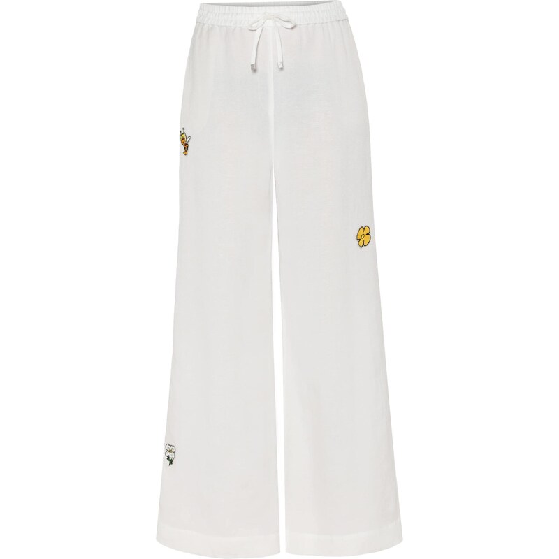 TATUUM Nohavice hnedá / žltá / čierna / šedobiela 64163263