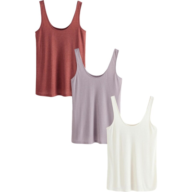 Next Top fialová / vínovo červená / biela 65876951