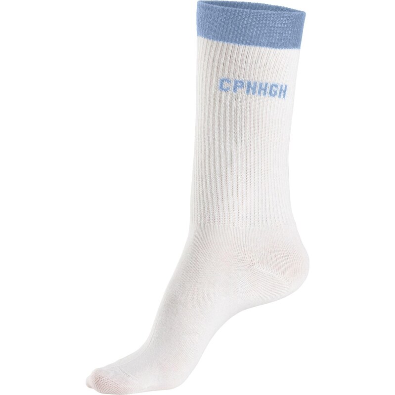 Copenhagen Studios Športové ponožky modrosivá / svetlomodrá / biela 64017937