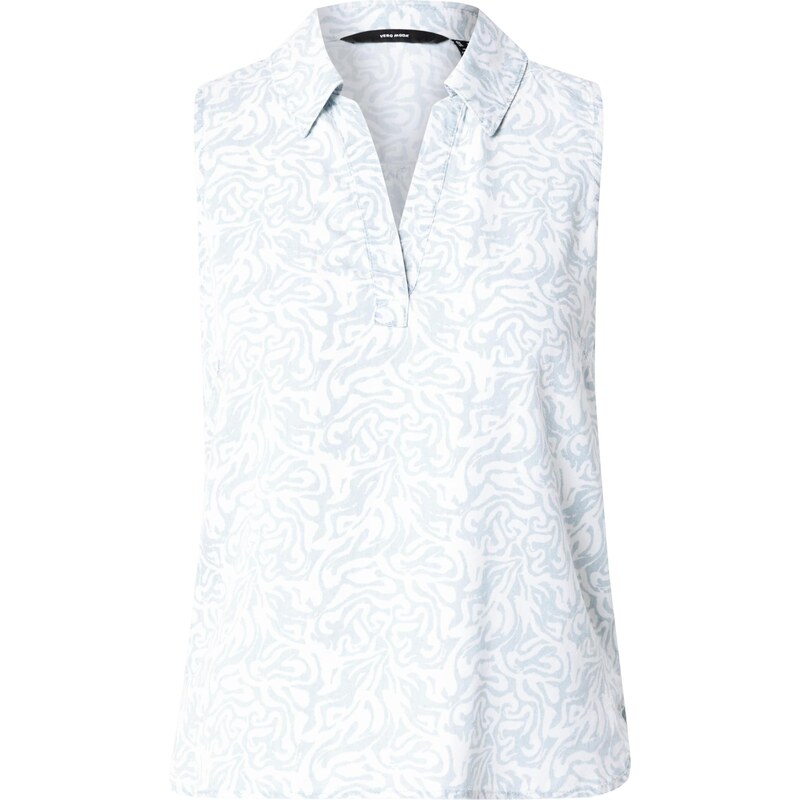 VERO MODA Blúzka VMHARPER svetlomodrá / biela 65651434