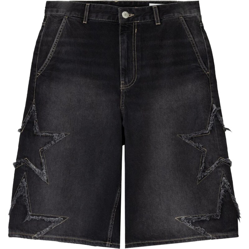 Bershka Džínsy čierny denim 63973661