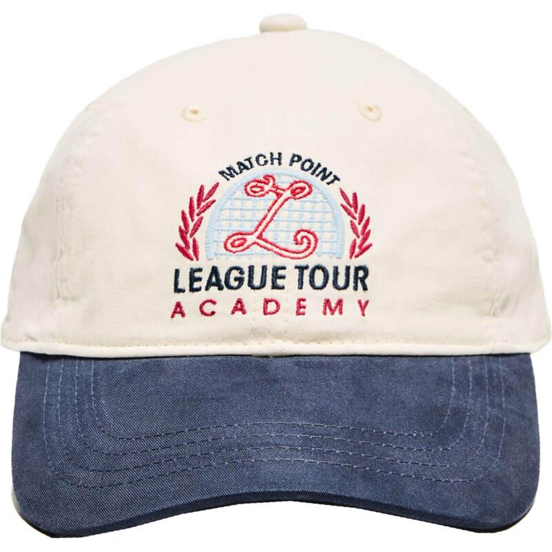 Bershka Čiapka nebielená / tmavomodrá / jasne červená / čierna 65877760