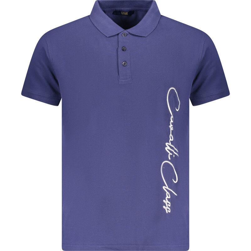 Modré pánske polo tričko Cavalli Class 64705909