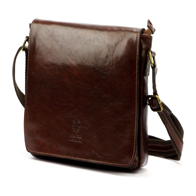 Pánska kožená taška Florence hnedá KZ57528 63428995