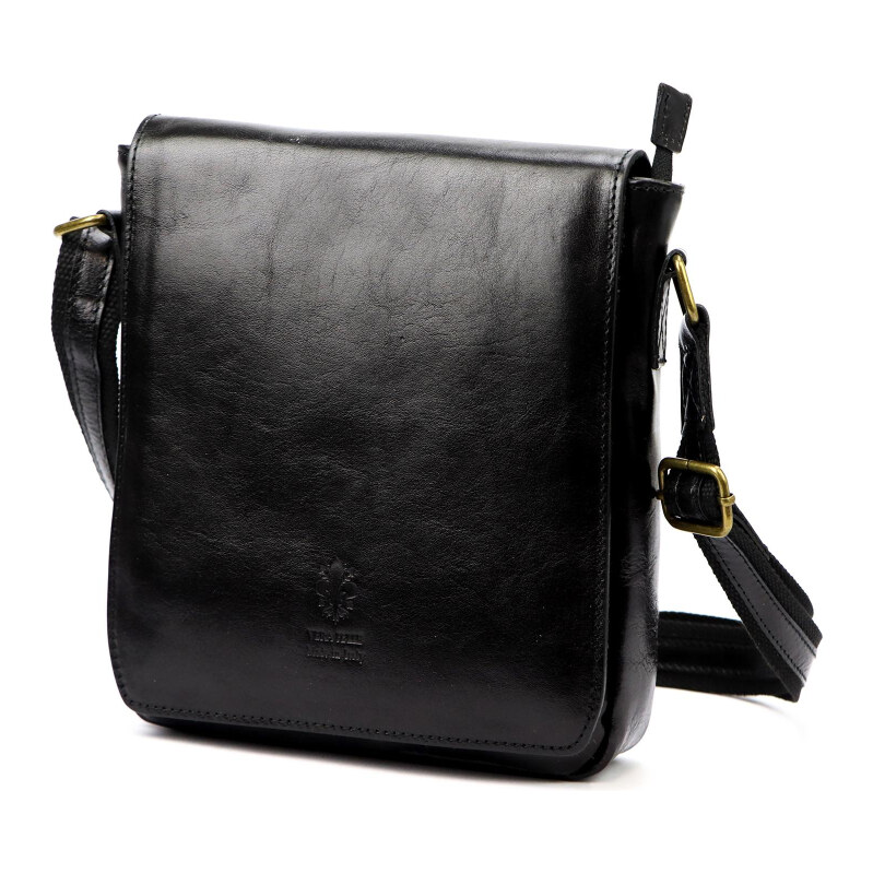 Pánska kožená taška Florence čierna KZ57527 63428996