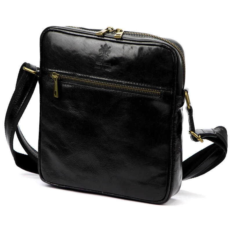 Pánska kožená taška Florence čierna KZ57523 63428997