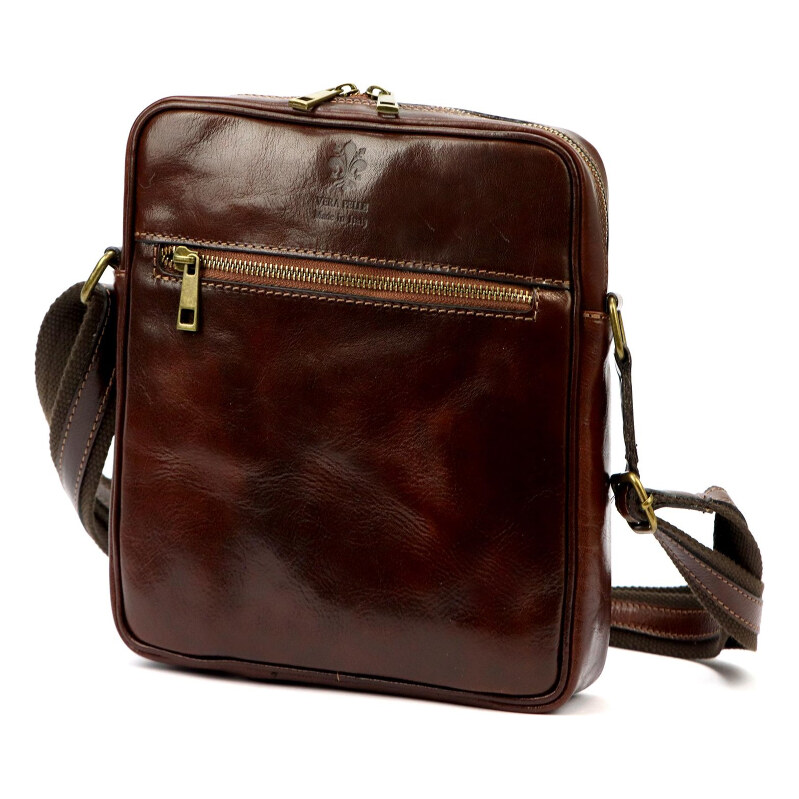 Pánska kožená taška Florence hnedá KZ57522 63428998