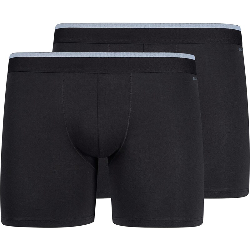 Skiny Boxerky svetlosivá / čierna 63430309