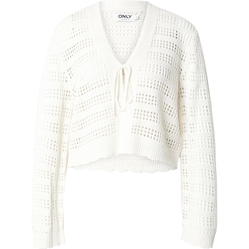 ONLY Kardigán ONLLykke biela ako vlna 64168753