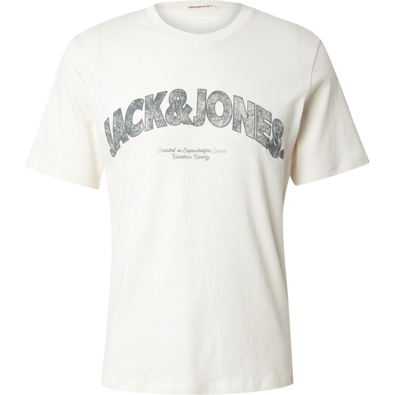 JACK & JONES Tričko Almeria dymovo modrá / zafírová / šedobiela 63430569