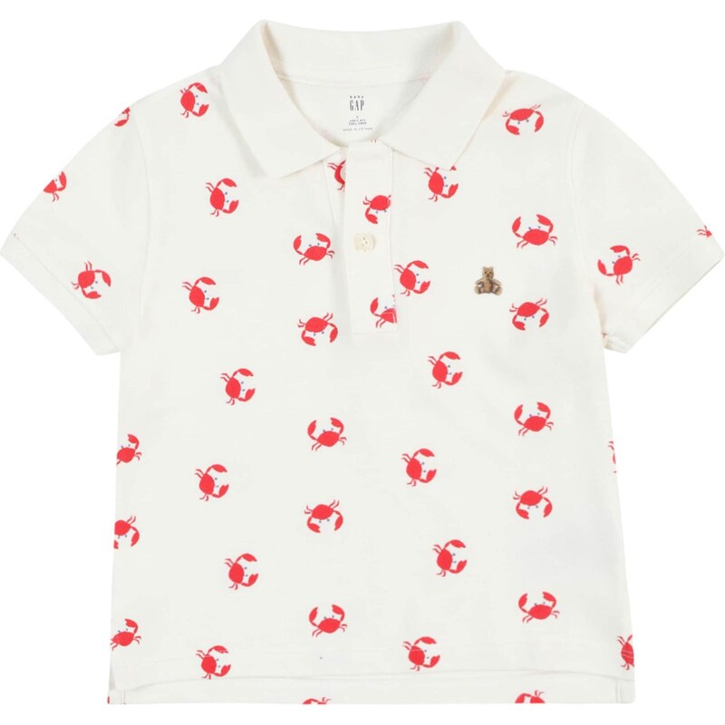 GAP Tričko kráľovská modrá / hnedá / červená / biela 63430776