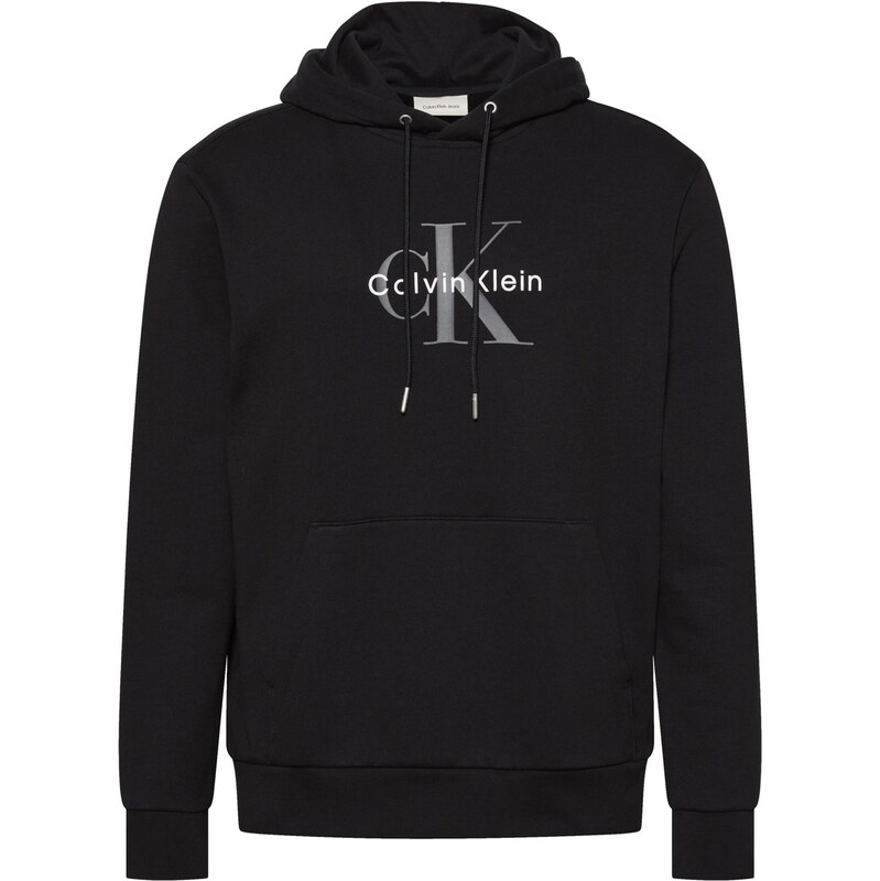 Calvin Klein Jeans Mikina tmavosivá / čierna / šedobiela 63430827