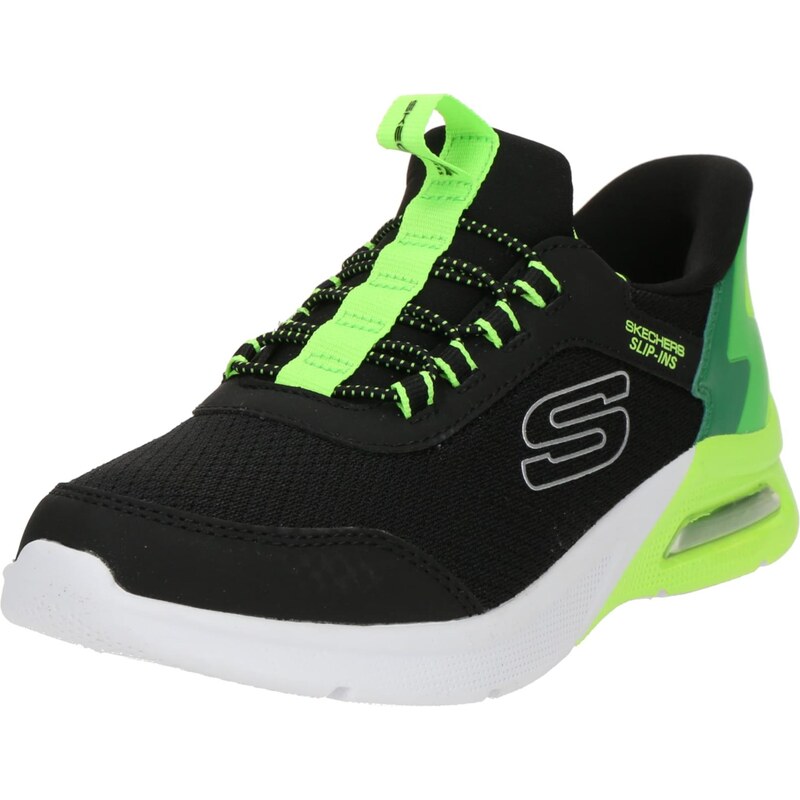 SKECHERS Tenisky Microspec Max zelená / neónovo zelená / čierna 63430832