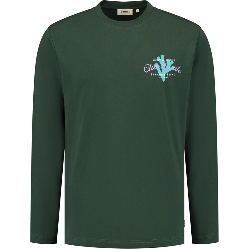 Shiwi Tričko Jude Paradice mätová / tmavozelená 63430659