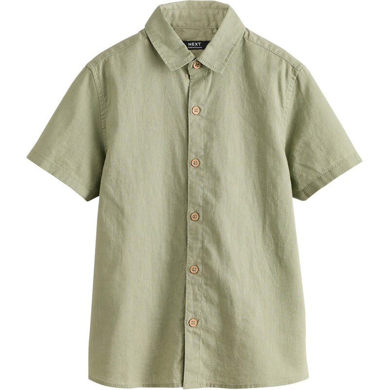 Next Košeľa olivová 65852929