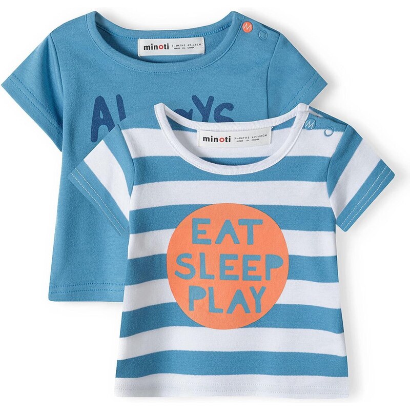 MINOTI Tričko zafírová / tmavomodrá / oranžová / biela 65878139