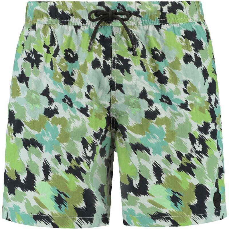 Shiwi Plavecké šortky Nick olivová / smaragdová / kiwi / čierna 63430964