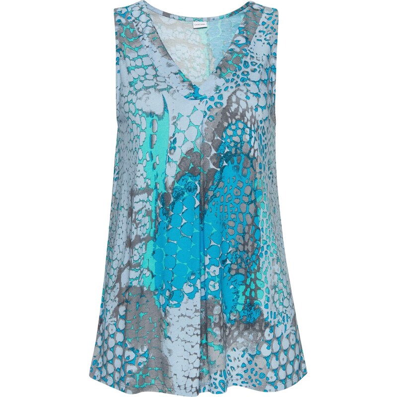 BUFFALO Top azúrová / neónovo modrá / sivá / svetlosivá 64412689