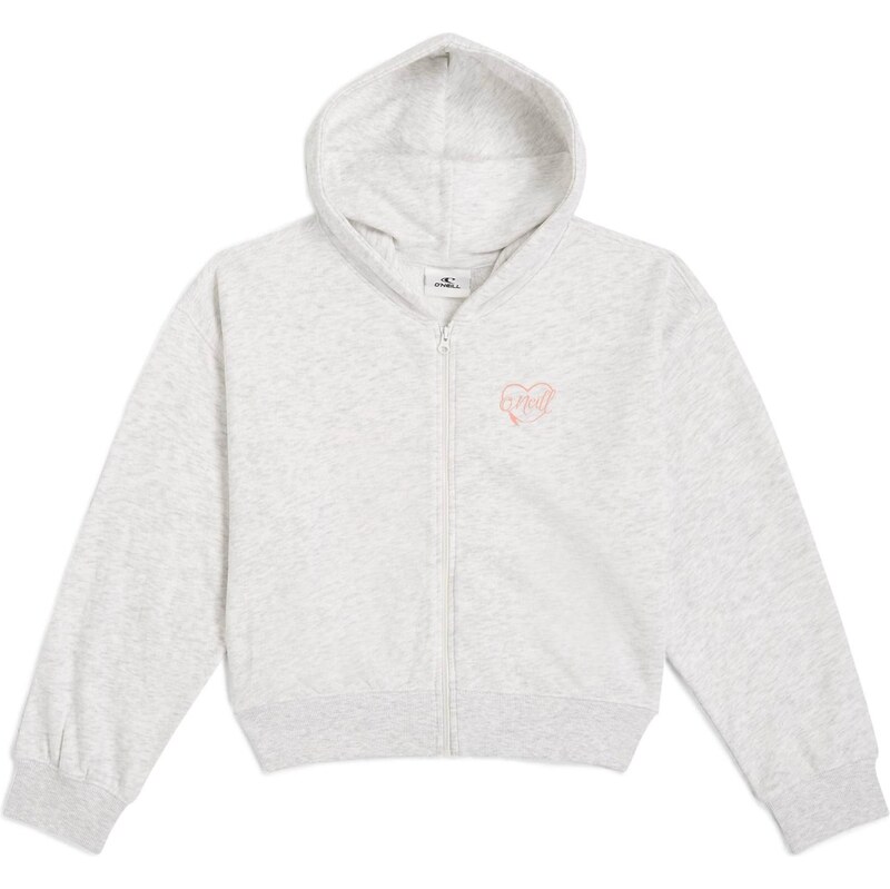 ONEILL Tepláková bunda ružová / biela 63466563