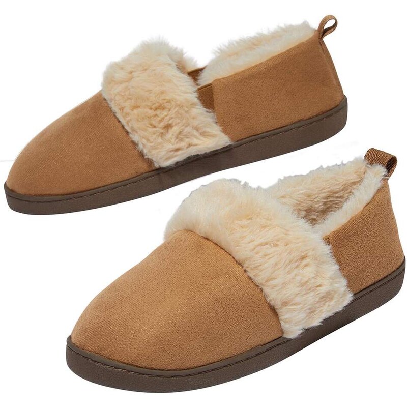 Dámske zateplené papuče Atlas For Men Hnedá 50364957