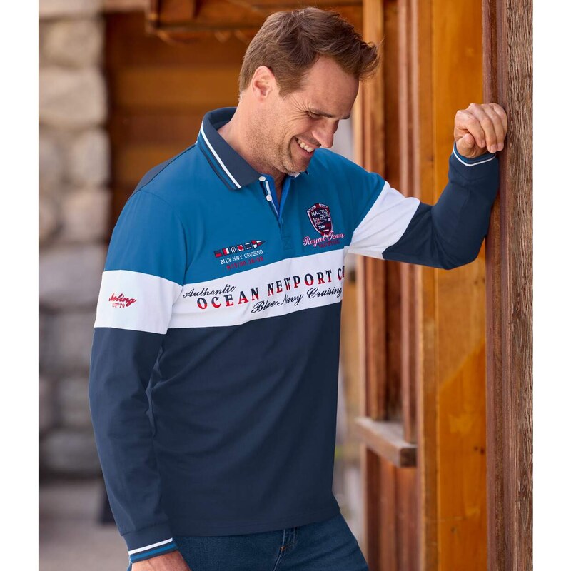 Polokošeľa Jersey Nautic Cup Atlas For Men Modrá 61681830